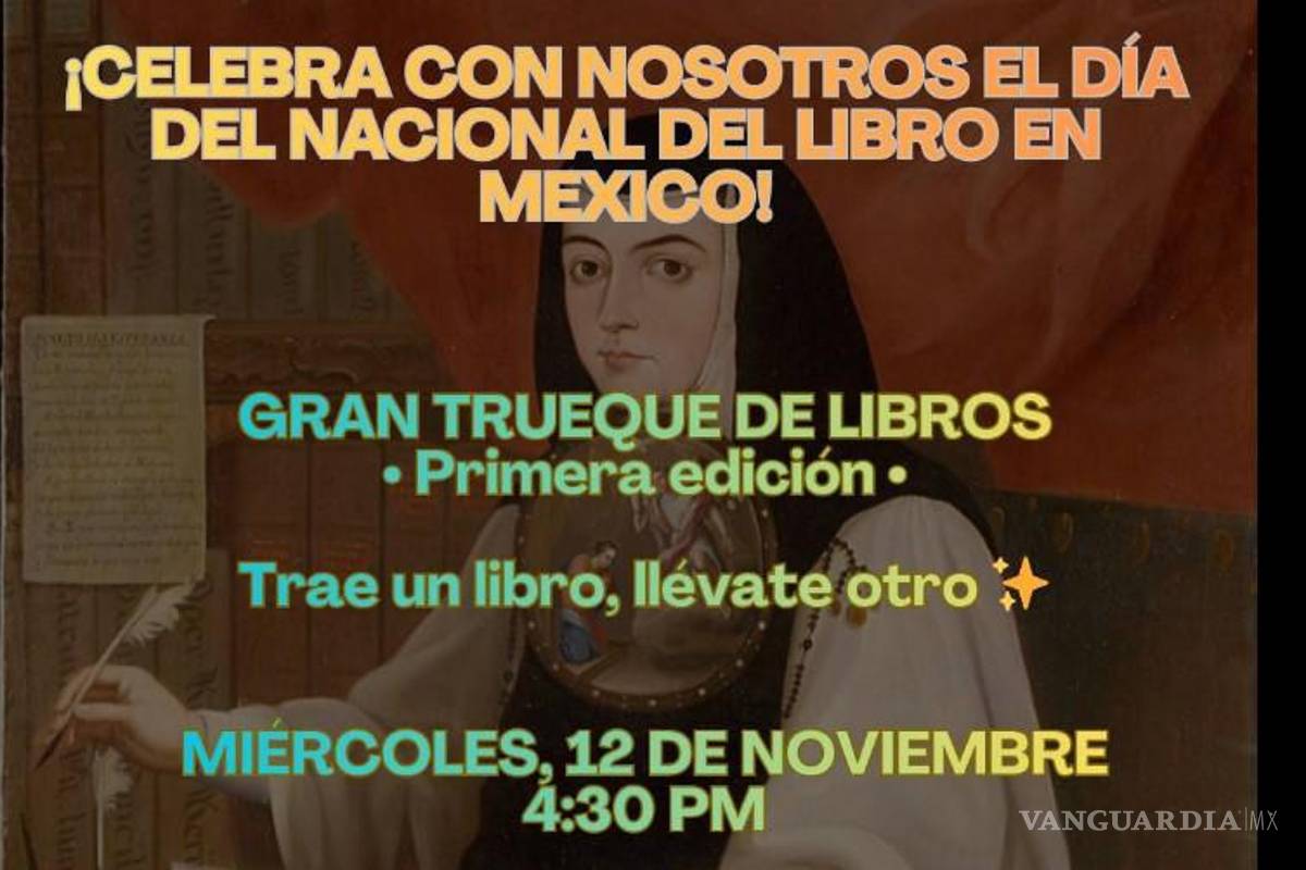 ¿Te gusta leer? Acude hoy al trueque de libros en la Alameda de Saltillo
