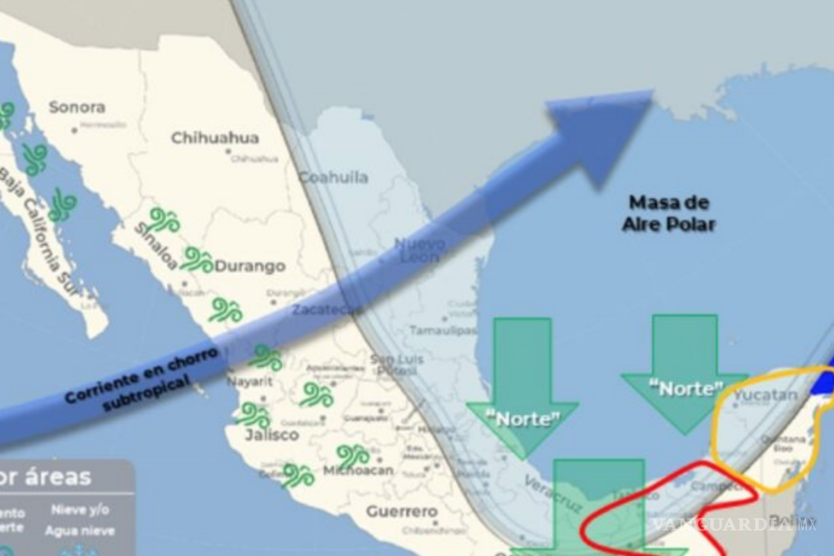 Frente frío No.28 sigue haciendo de las suyas; se esperan temperaturas de -10 a -5 °C en zonas montañosas de Coahuila