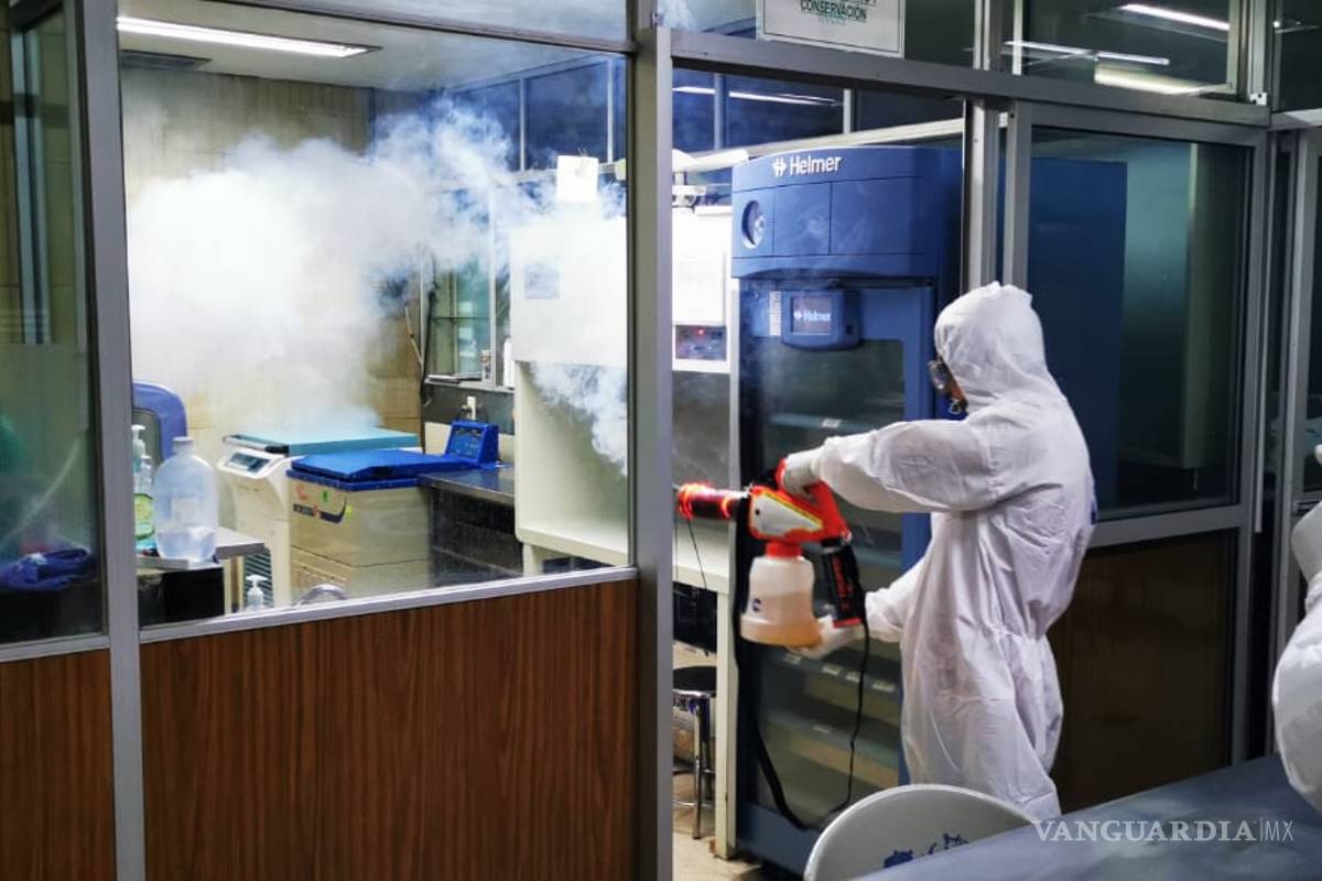 Inicia sanitización de la clínica 7 del IMSS en Monclova