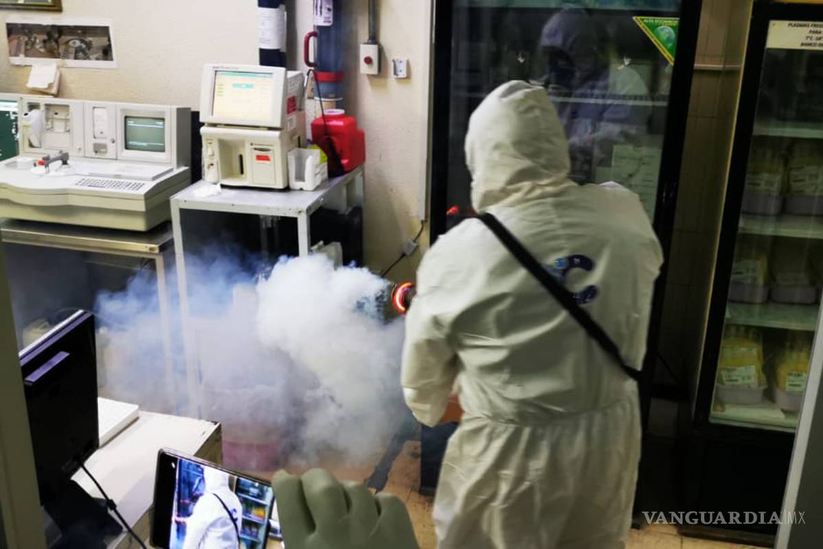 $!Inicia sanitización de la clínica 7 del IMSS en Monclova