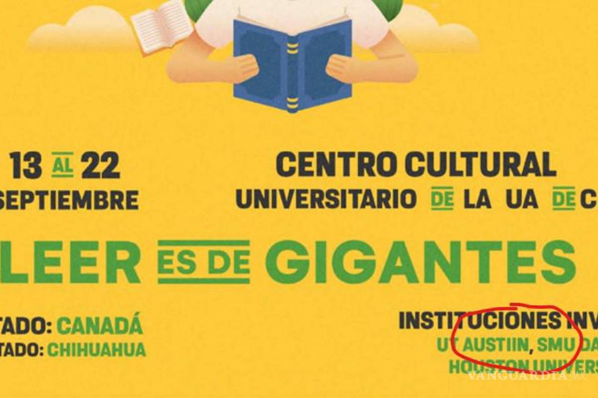 Errores ortográficos en el programa empañan la 26ª edición de la Feria Internacional del Libro de Coahuila