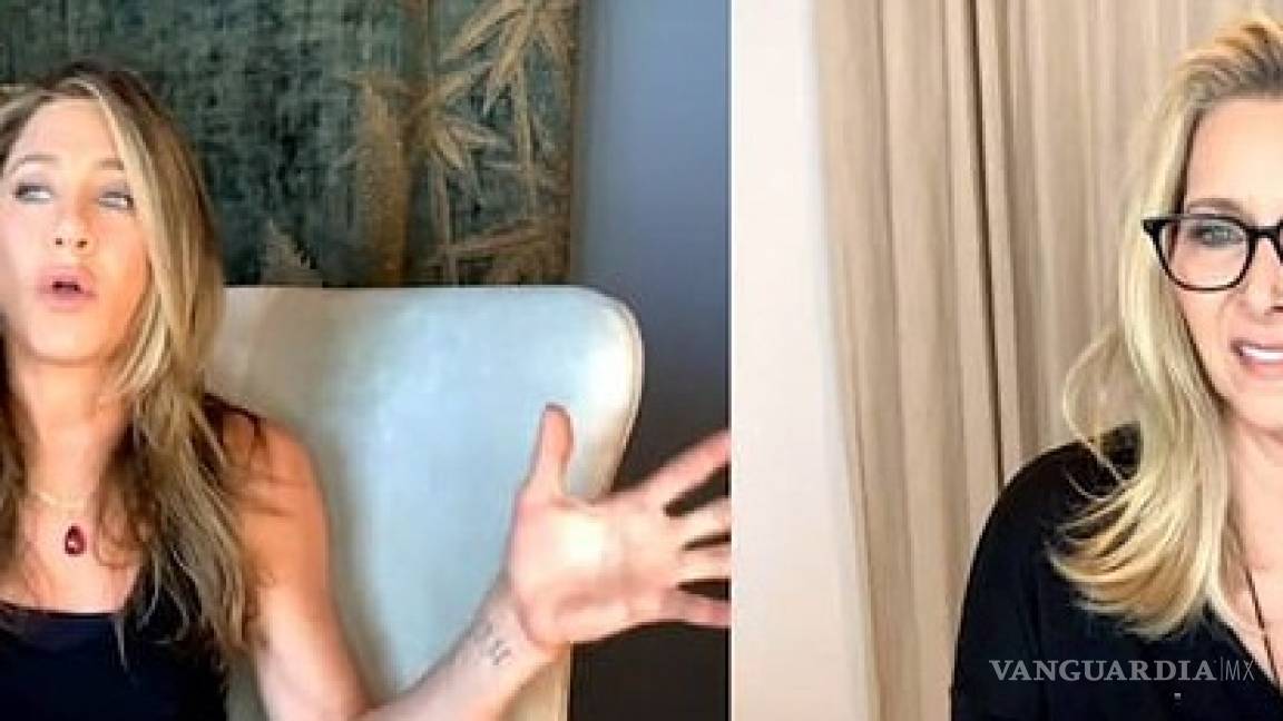 $!Jennifer Aniston y Lisa Kudrow hacen reunión virtual de 'amigas'