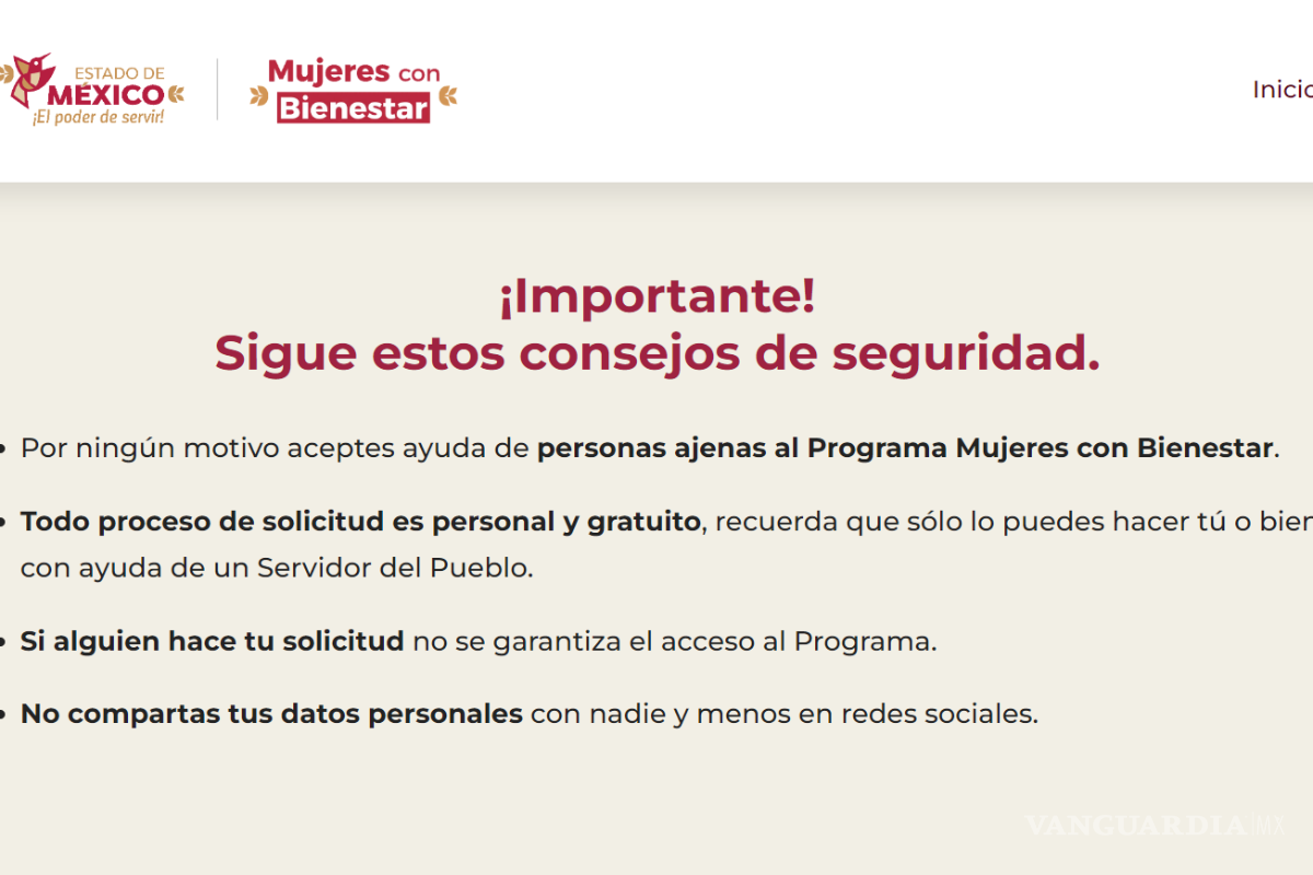 $!Mujeres con Bienestar: Alertan sobre falsos intermediarios que buscan robar datos personales