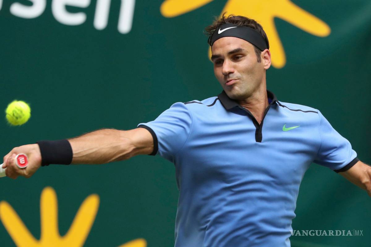 Federer llegó a mil 100 victorias en la ATP en Halle