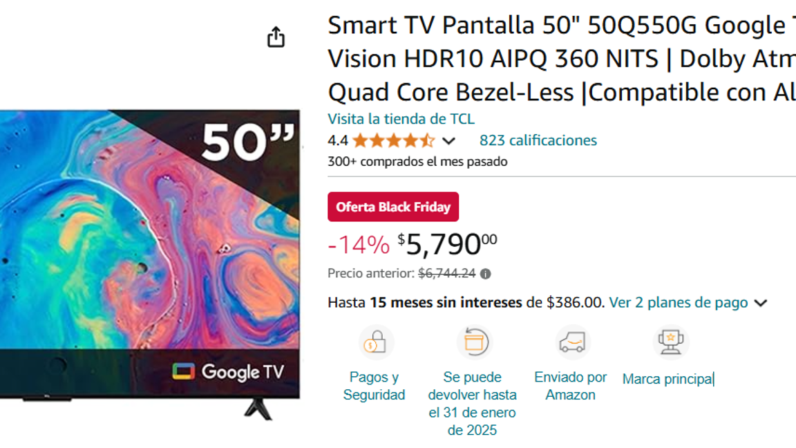 $!Black Friday en Amazon: estas son las mejores ofertas en televisores, iPhones, laptops y más
