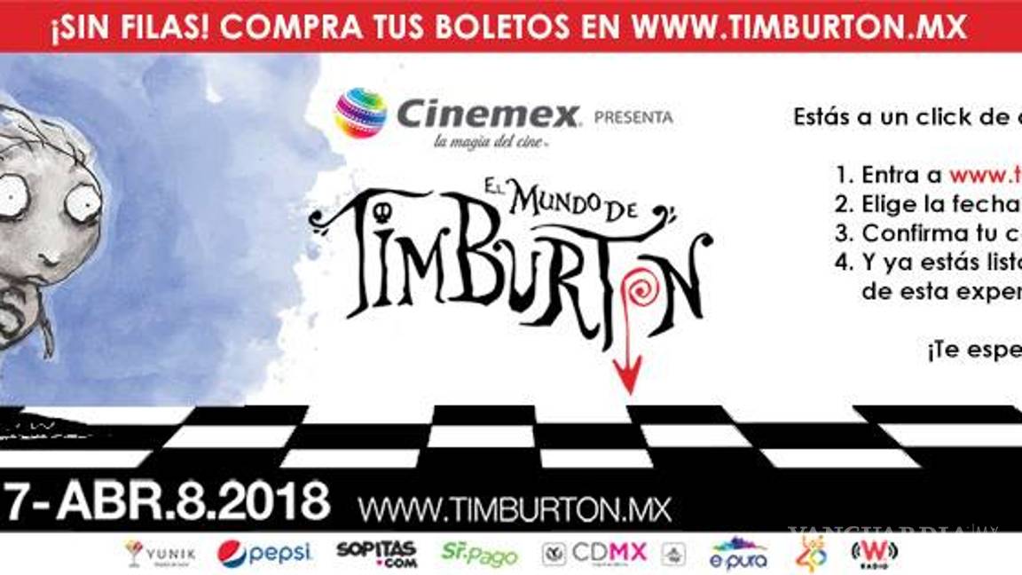 $!Tim Burton, su extraño mundo invade México
