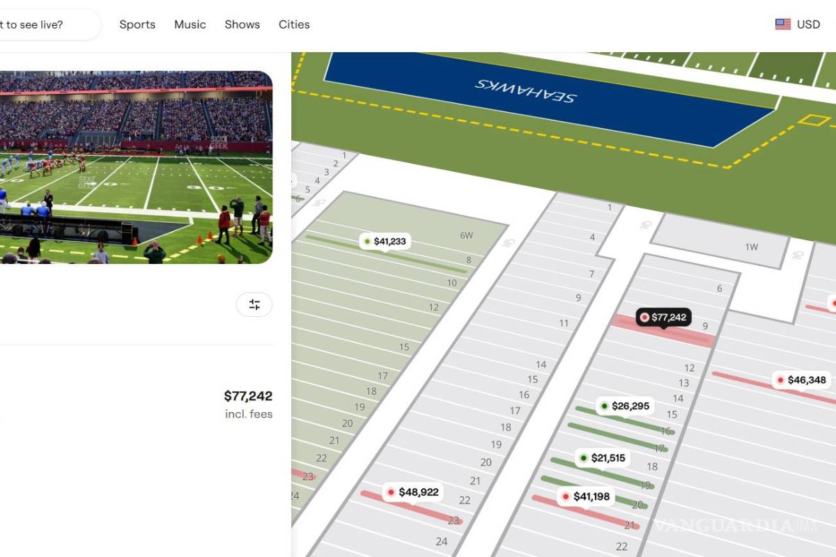 $!Los boletos en puntos cercanos al terreno de juego se acercan a los 80 mil dólares y algunos están por agotarse.