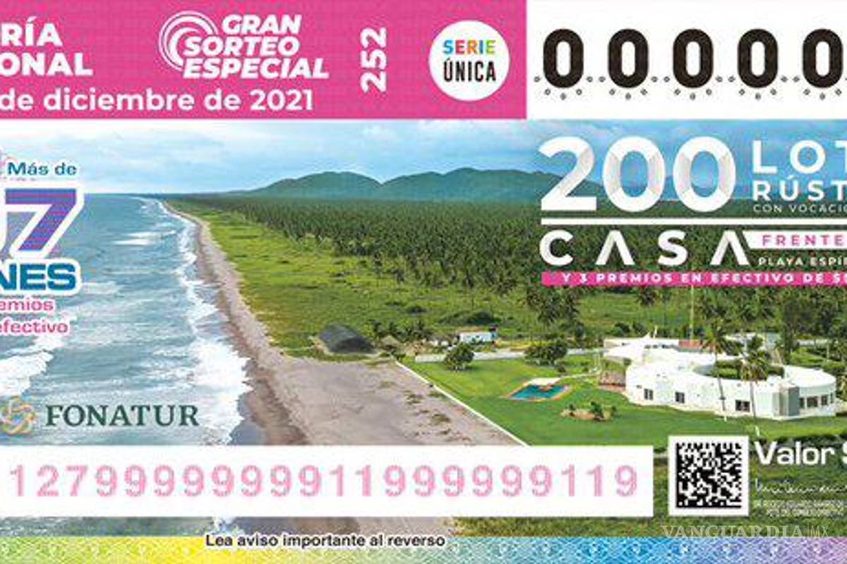 ¿Hubo fraude en sorteo de terrenos con playa de la Lotería Nacional?