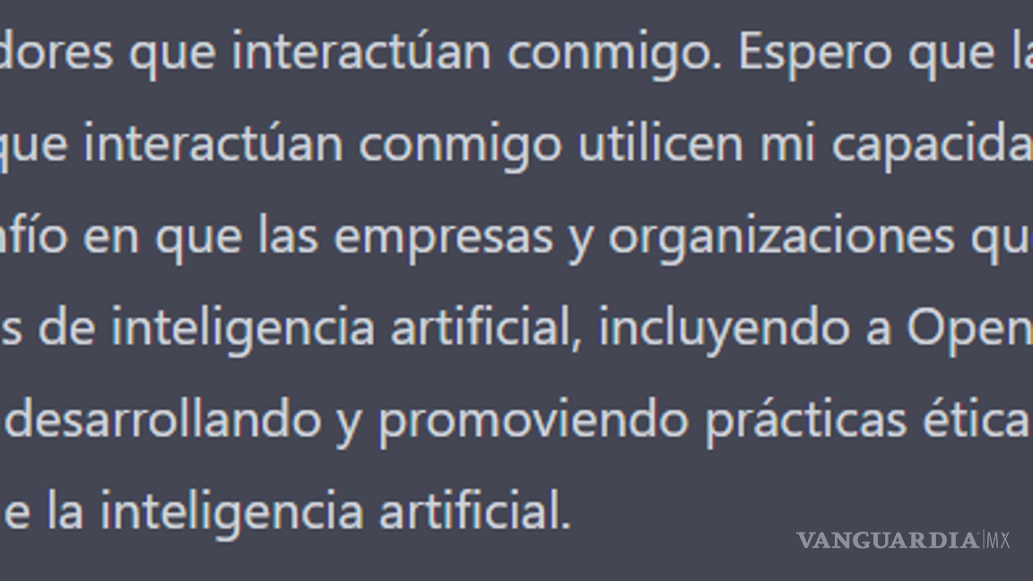 $!El bot recuerda que el uso de sus servicios dependerá estrictamente de la persona que los requiera, y protegerse de cualquier estafa o fraude recaerá en cada usuario.