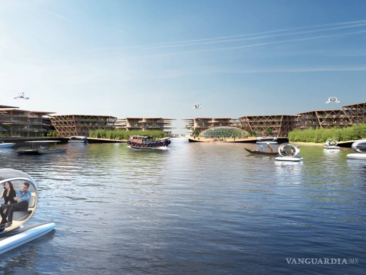 $!Esta es Oceanix City, la ciudad para 10 mil habitantes que está ¡sobre el agua!