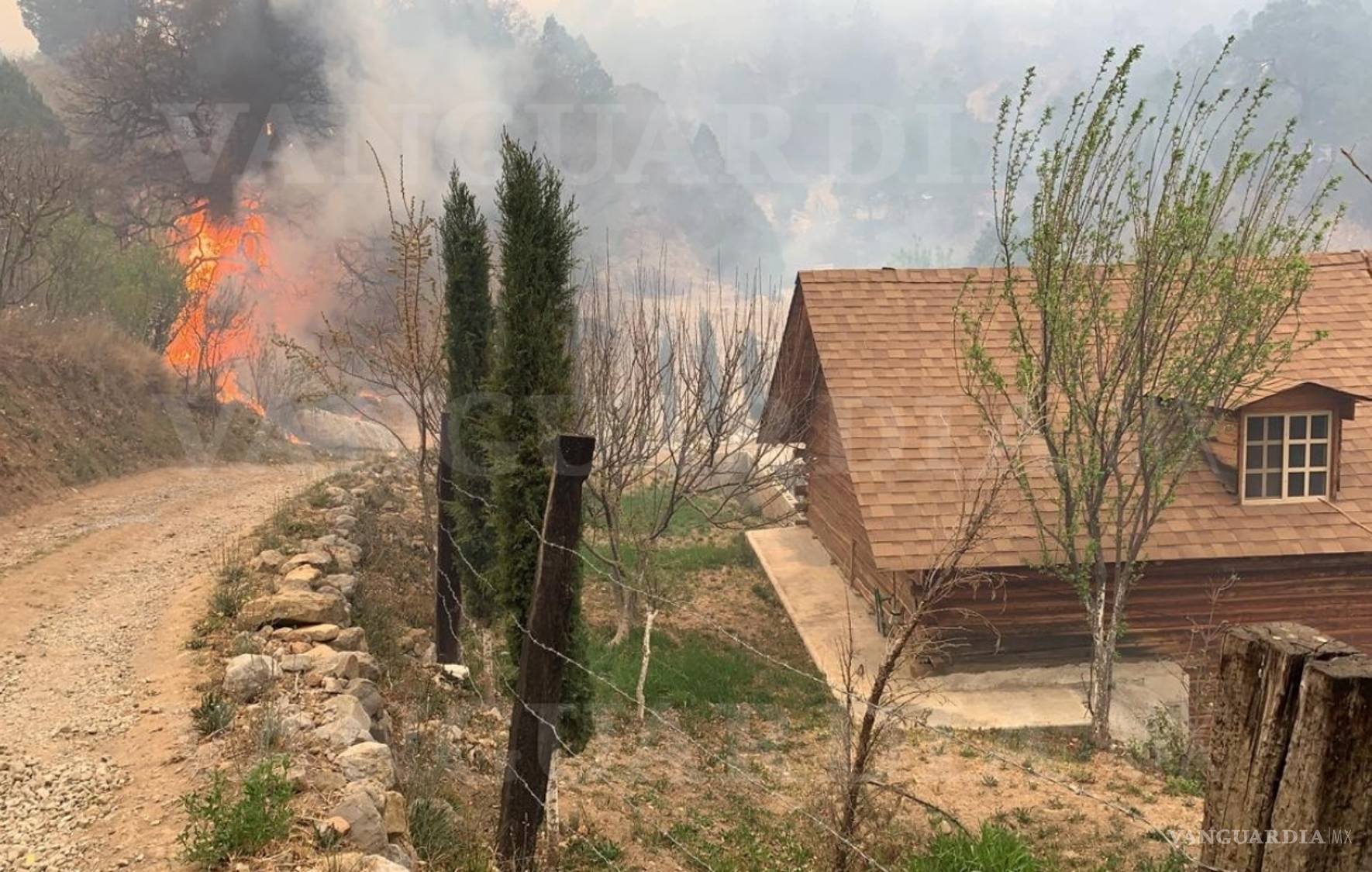 $!Fuego no cede: Así se vive desde adentro el incendio en la Sierra de Artega