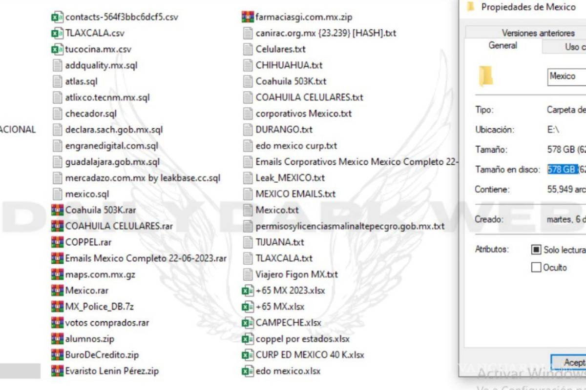 Venden en la dark web datos de Coahuila y de Lenin Pérez; podrían ser celulares, correos y votos