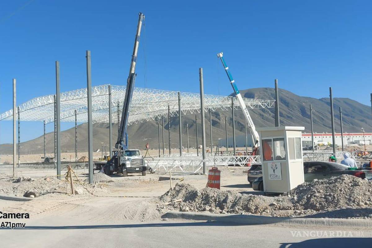 Trabajador fallece al caerle una estructura de metal en un parque industrial de Ramos Arizpe