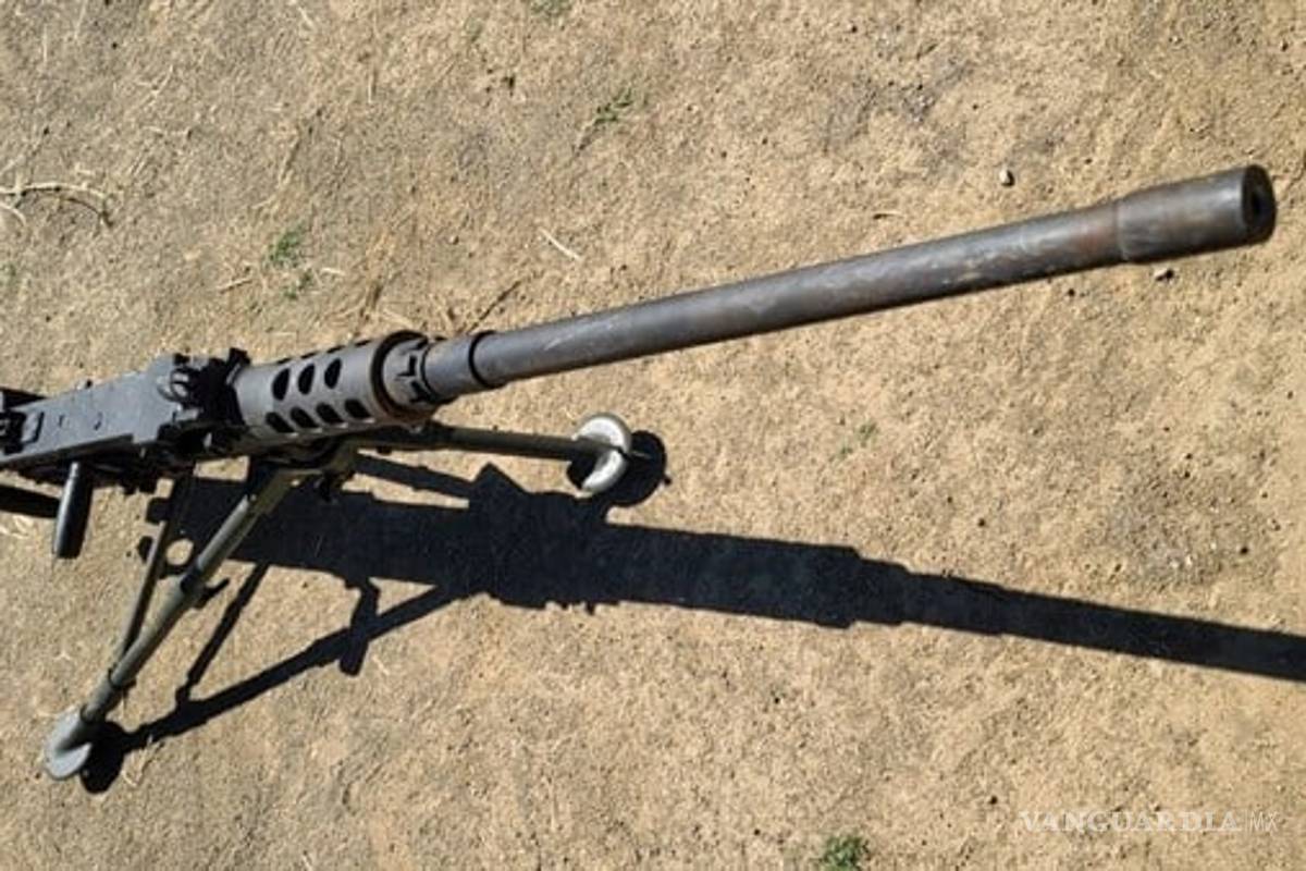 Una Browning M2 y dos Barret .50, entre 77 armas aseguradas en Guanajuato