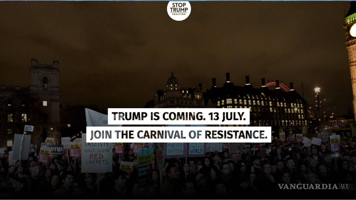 Visita de Trump al Reino Unido desata un rechazo sin precedentes