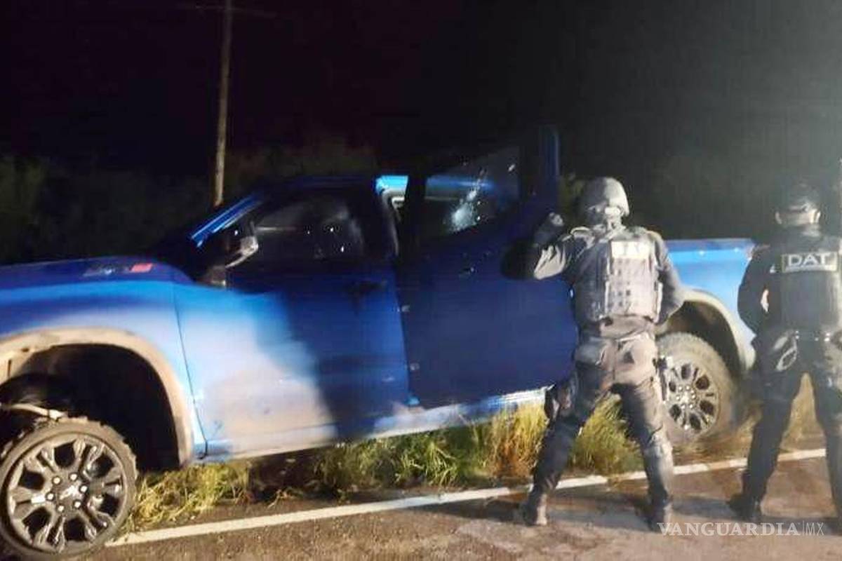 ‘Chocan’ sicarios con policía de NL en límites con Coahuila: hay tres muertos