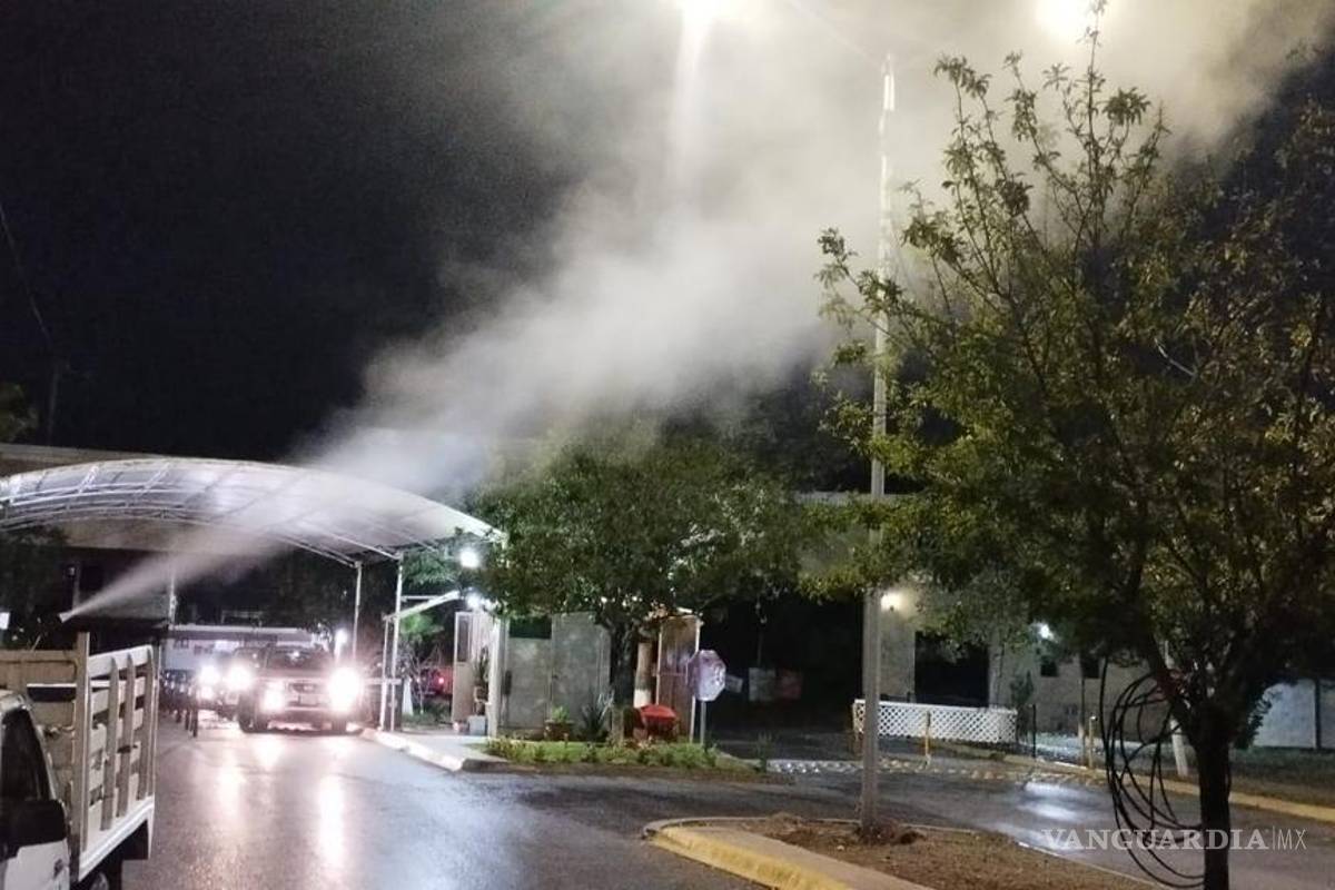 Emprenden en Saltillo campaña nocturna de fumigación contra el mosquito transmisor del dengue