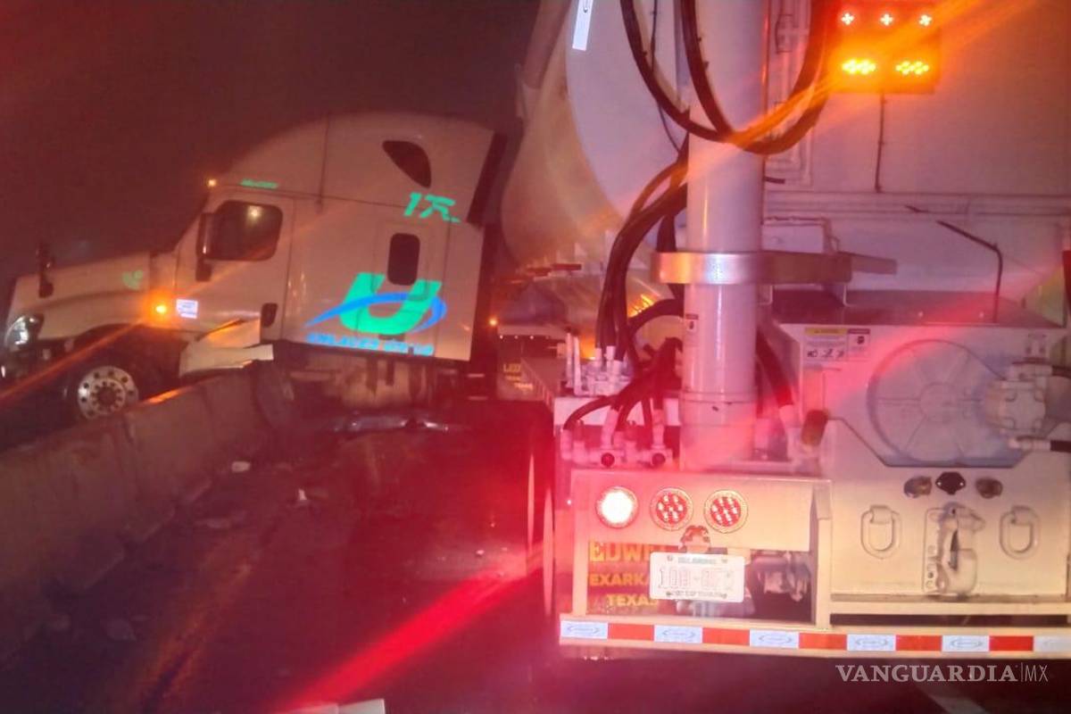 Neblina causa percances en la Monterrey-Saltillo; cierran autopista