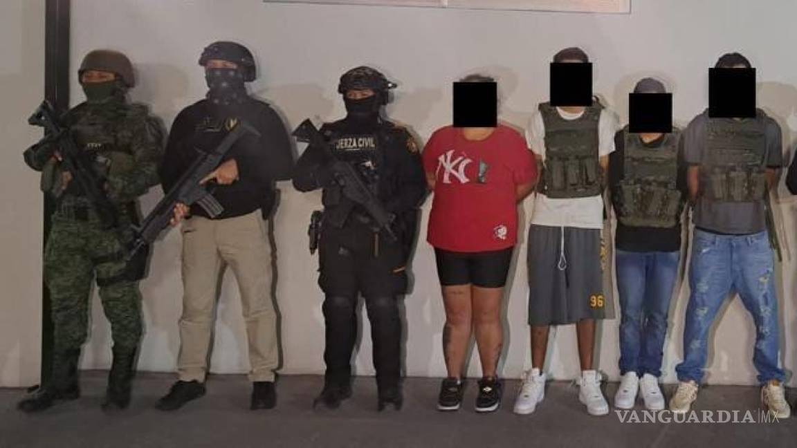 Capturan en Nuevo León a grupo criminal con armas de uso exclusivo del Ejército y drogas