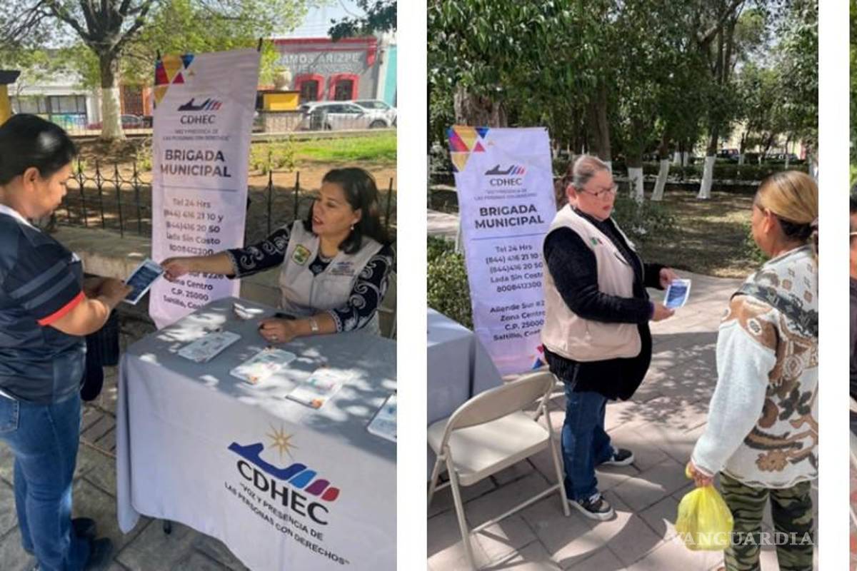 CDHEC realizó 62 brigadas municipales en Coahuila para acercar servicios a comunidades