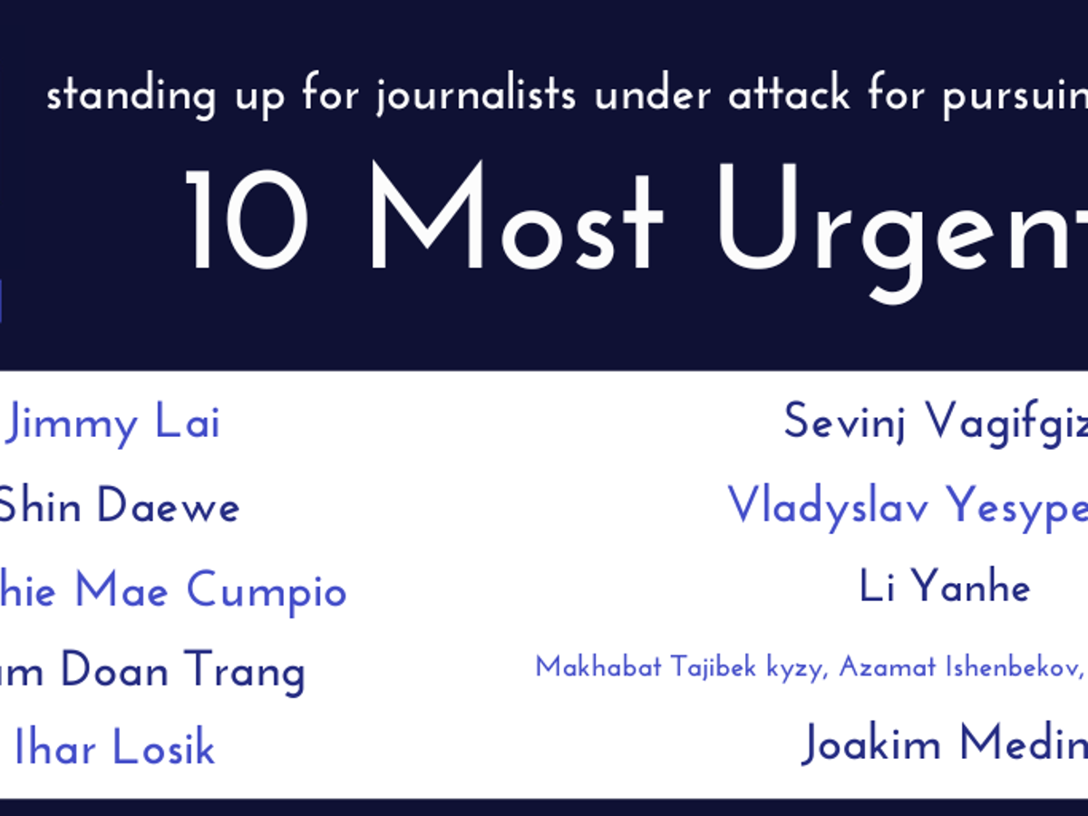 $!De acuerdo a datos del CPJ, que al concluir el 2024 había 361 periodistas encarcelados en todo el mundo, siendo esta cifra 41 más que en 2023.