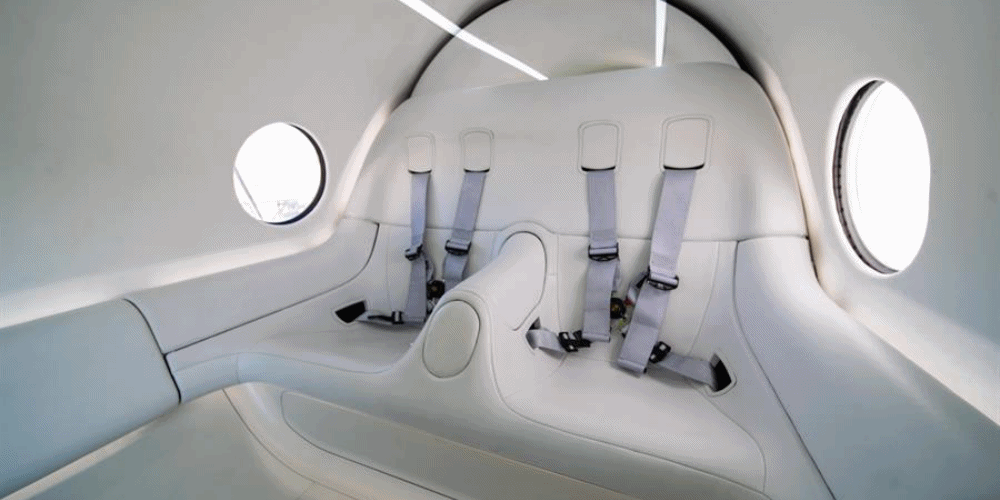 $!Mira el XP-2 nuevo vehículo espacial de Virgin Hyperloop (fotos)