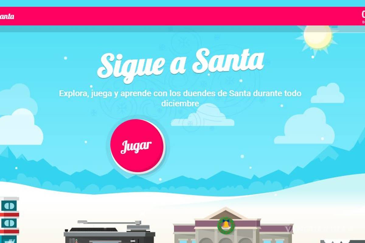 $!¿Dónde está Santa? Google te dice y de paso te ayuda a mantener ocupados a tus hijos