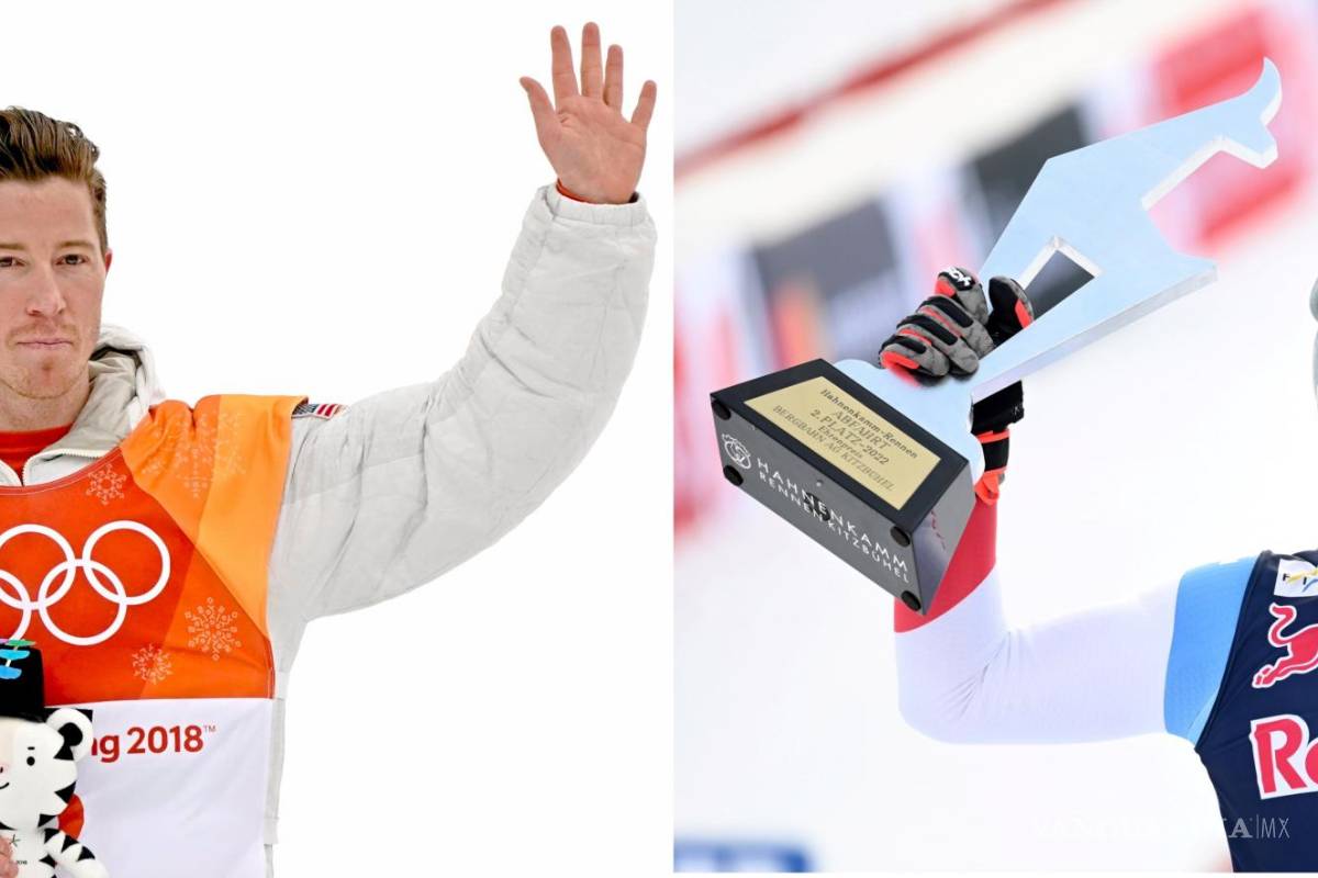 $!Izquierda, Shaun White, derecha, Marco Odermatt. EFE