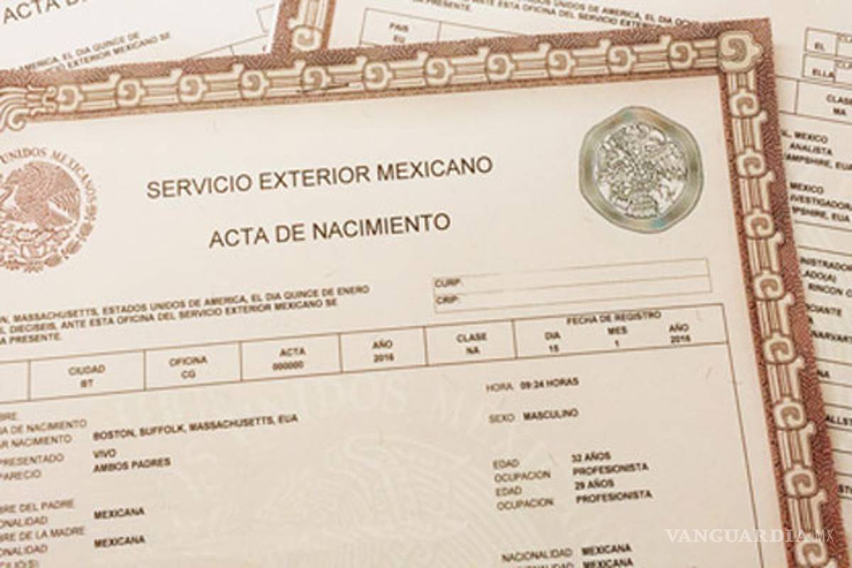 Ya puedes obtener tu acta de nacimiento por internet