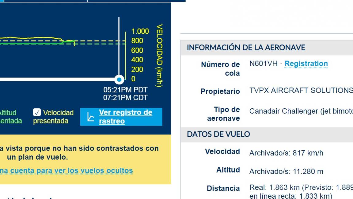 $!Lo que se sabe del avión localizado en Coahuila y que venía de Las Vegas