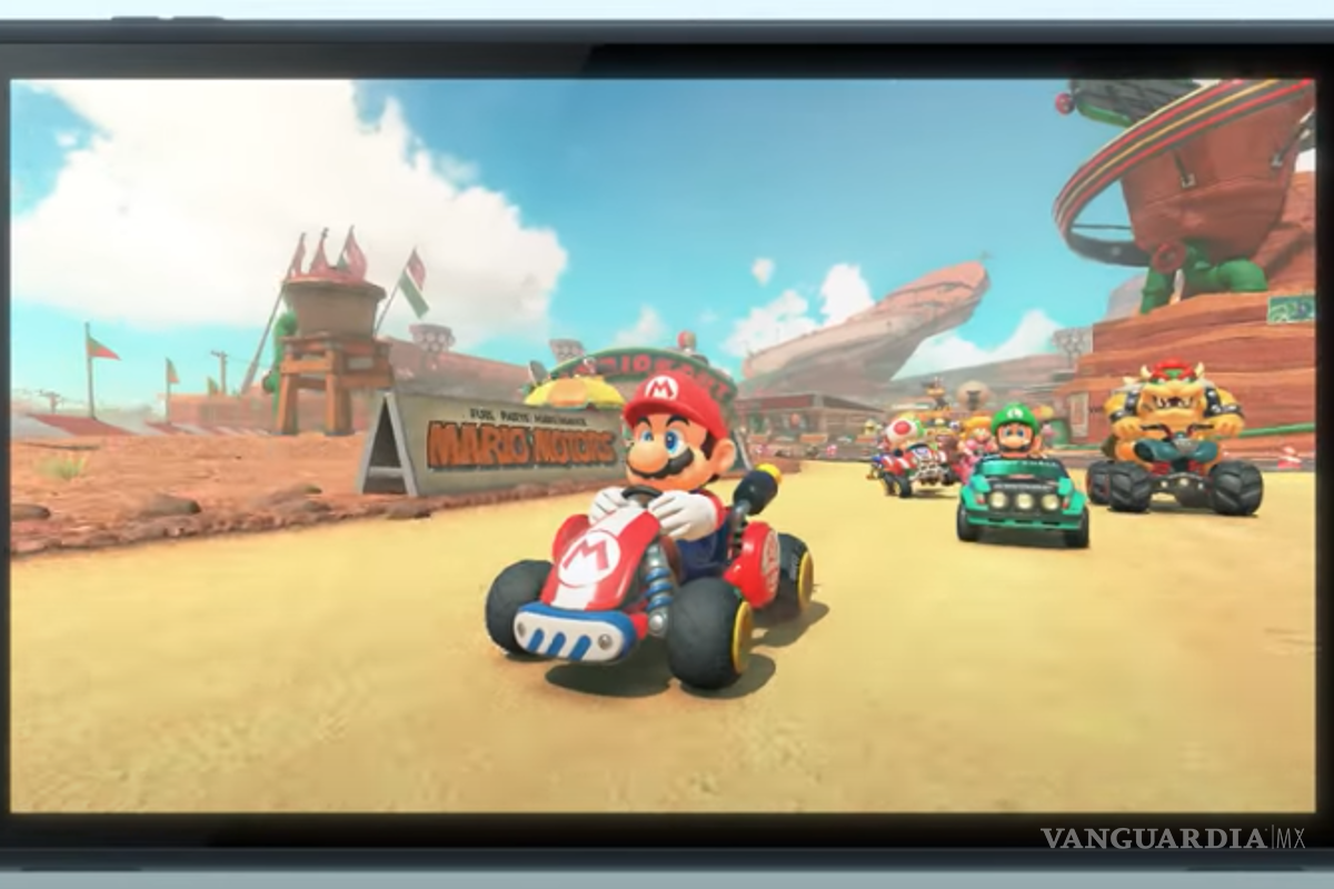 $!Nintendo Switch 2: Revelan diseño oficial con un primer vistazo a Mario Kart 9 (VIDEO)