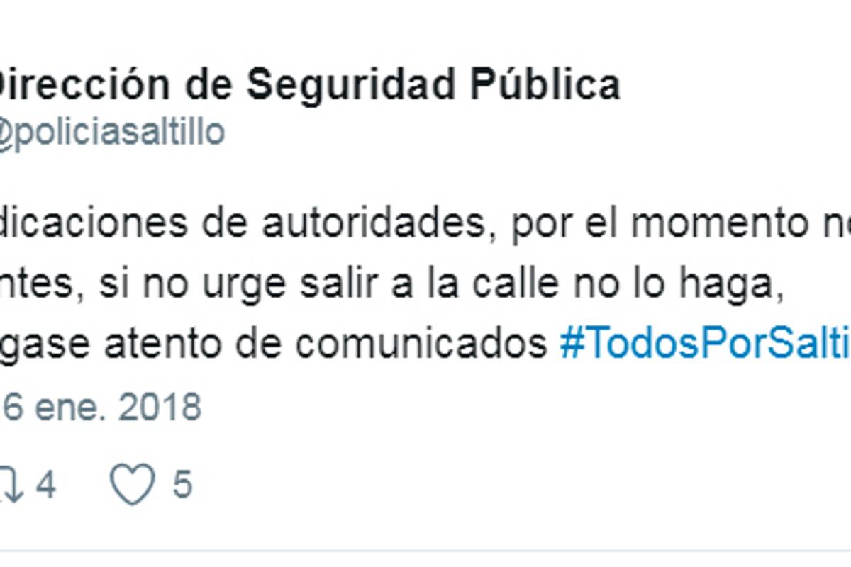 Cierran todos los puentes de Saltillo por condiciones climáticas