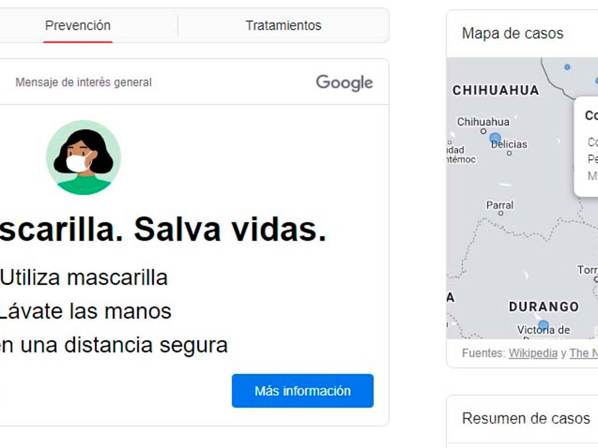 $!Google le dedicó un Doodle al uso del cubrebocas