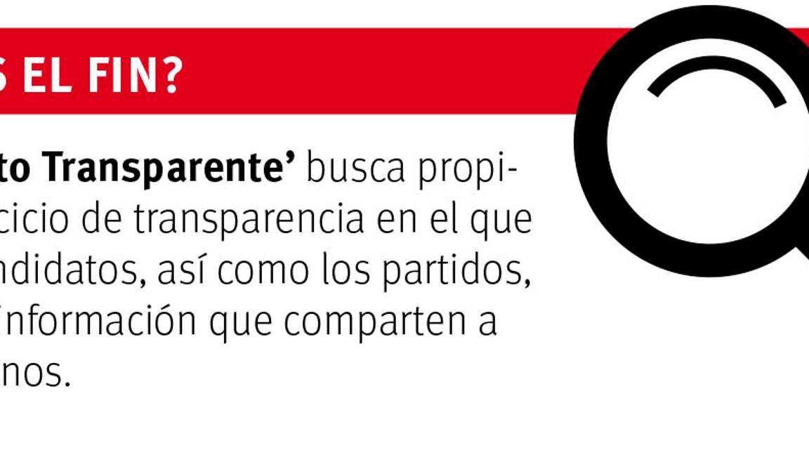$!¿Y la transparencia, candidatos?... dejan para después hacer pública su información