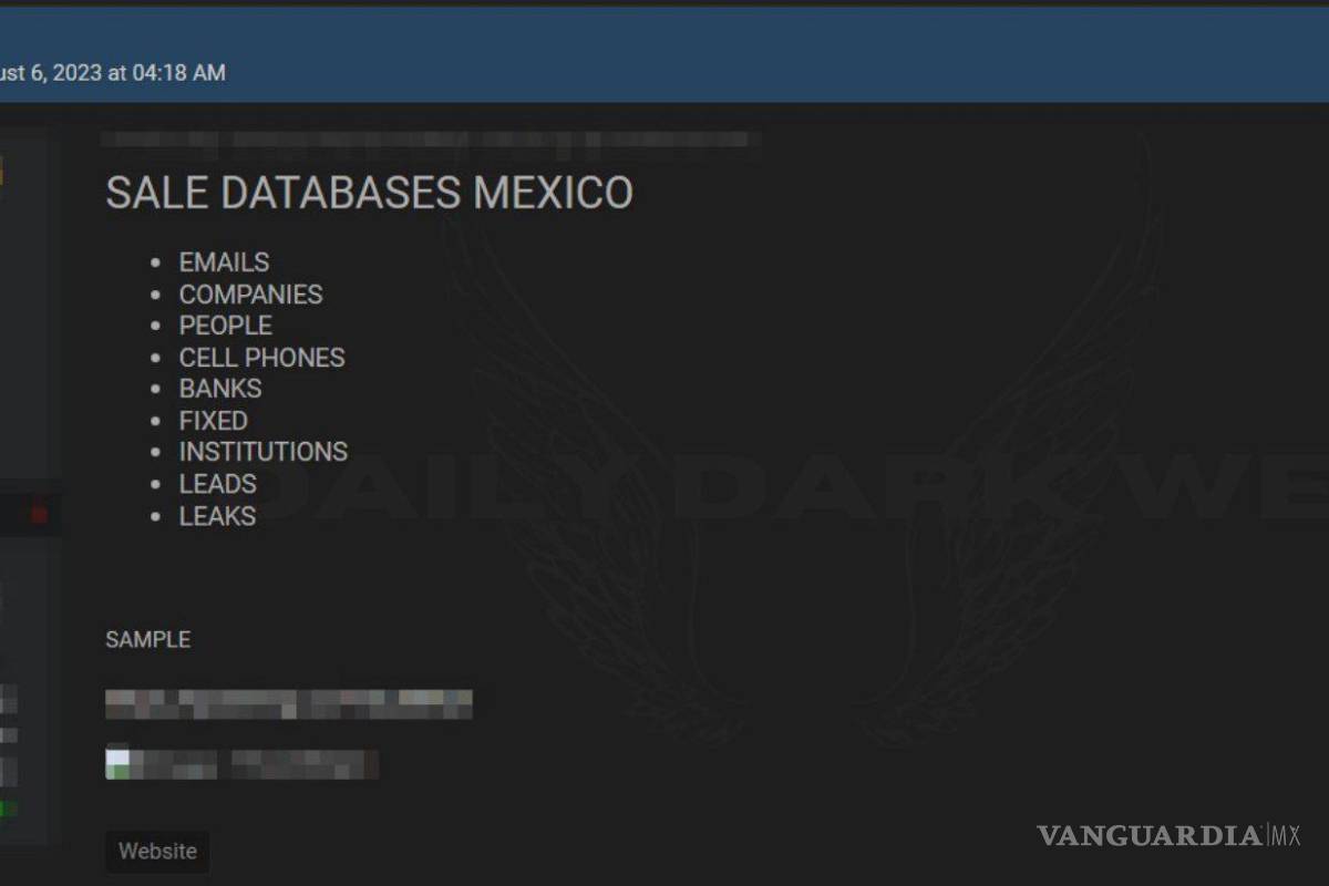 Venden en la dark web datos de Coahuila y de Lenin Pérez; podrían ser celulares, correos y votos