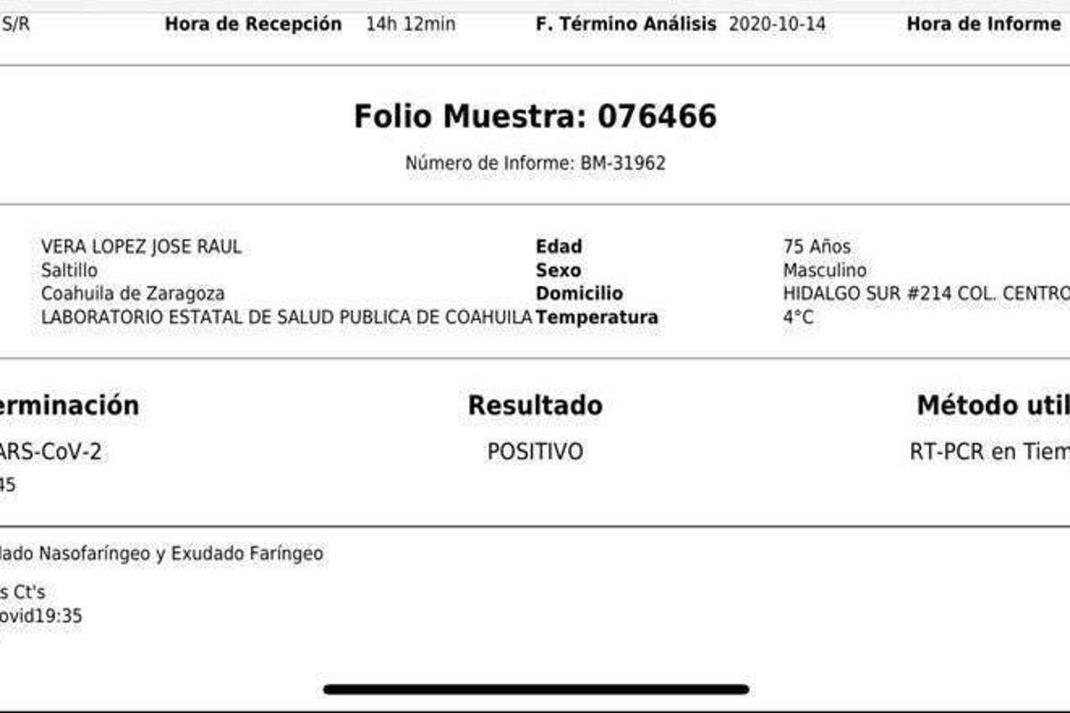 $!Obispo de Saltillo Raúl Vera López da positivo a COVID-19