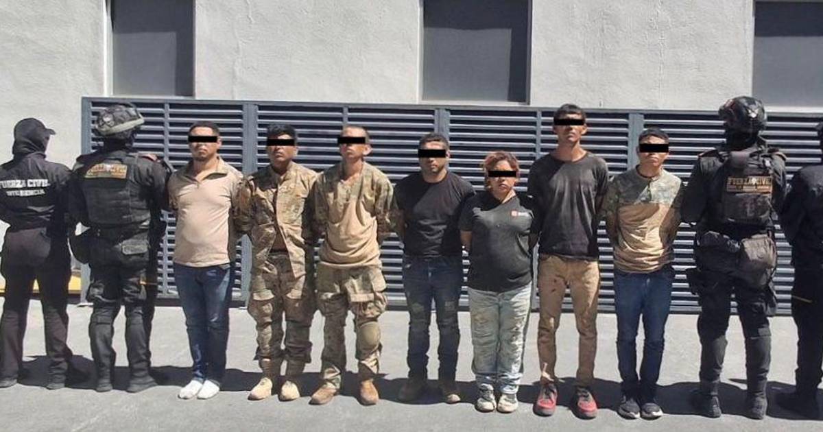 Dos adolescentes de 15 y 16 años y siete adultos son detenidos tras Operativo Muralla, en Nuevo León