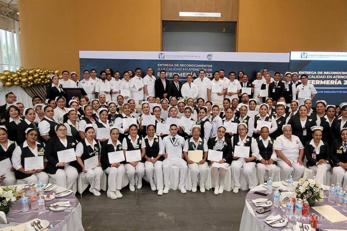 Reconoce IMSS Coahuila labor de personal de enfermería