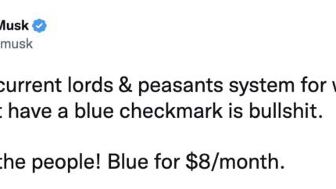 $!Tras protestas, Elon Musk ‘rebaja’ cuentas verificadas de Twitter a 8 dólares al mes