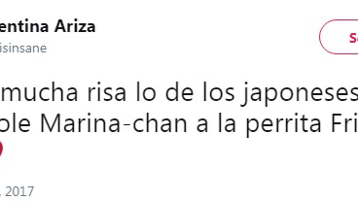 $!"Marina-Chan", así le dicen a la rescatista 'Frida' en Japón