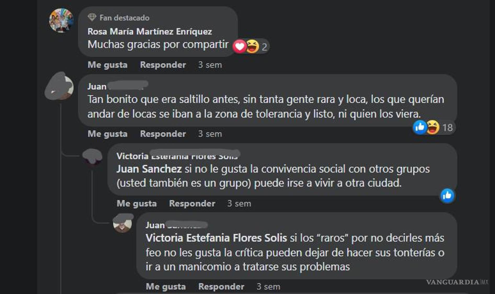 $!FOTO: FACEBOOK. Respuesta a la publicación del baile histórico en Plaza Manuel Acuña donde sonó el fara fara y personas del mismo sexo bailaron entre sí e invitaron a más ciudadanos a bailar con ellos, personas se animaron.