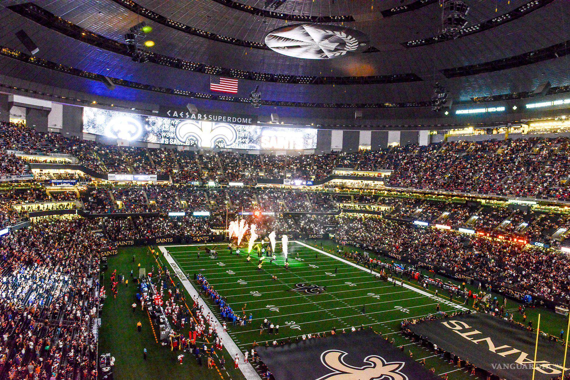 $!El emblemático techo en cúpula del Superdome ha sido testigo de eventos deportivos y culturales inolvidables.