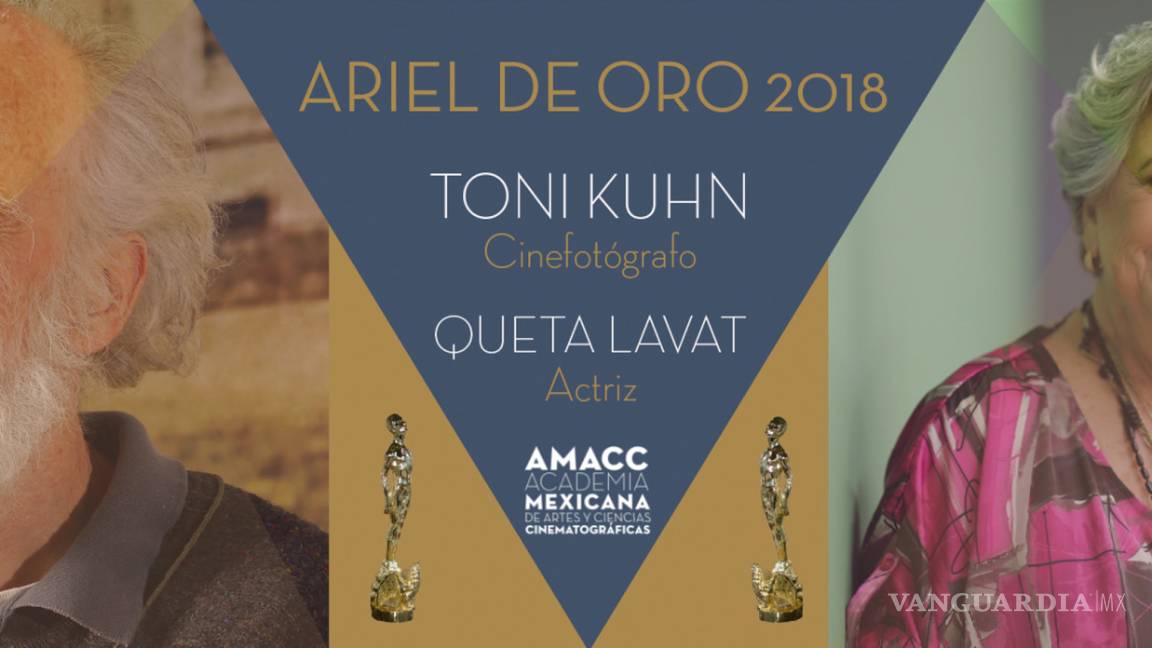 $!Queta Lavat y Toni Kuhn serán reconocidos con el Ariel de Oro