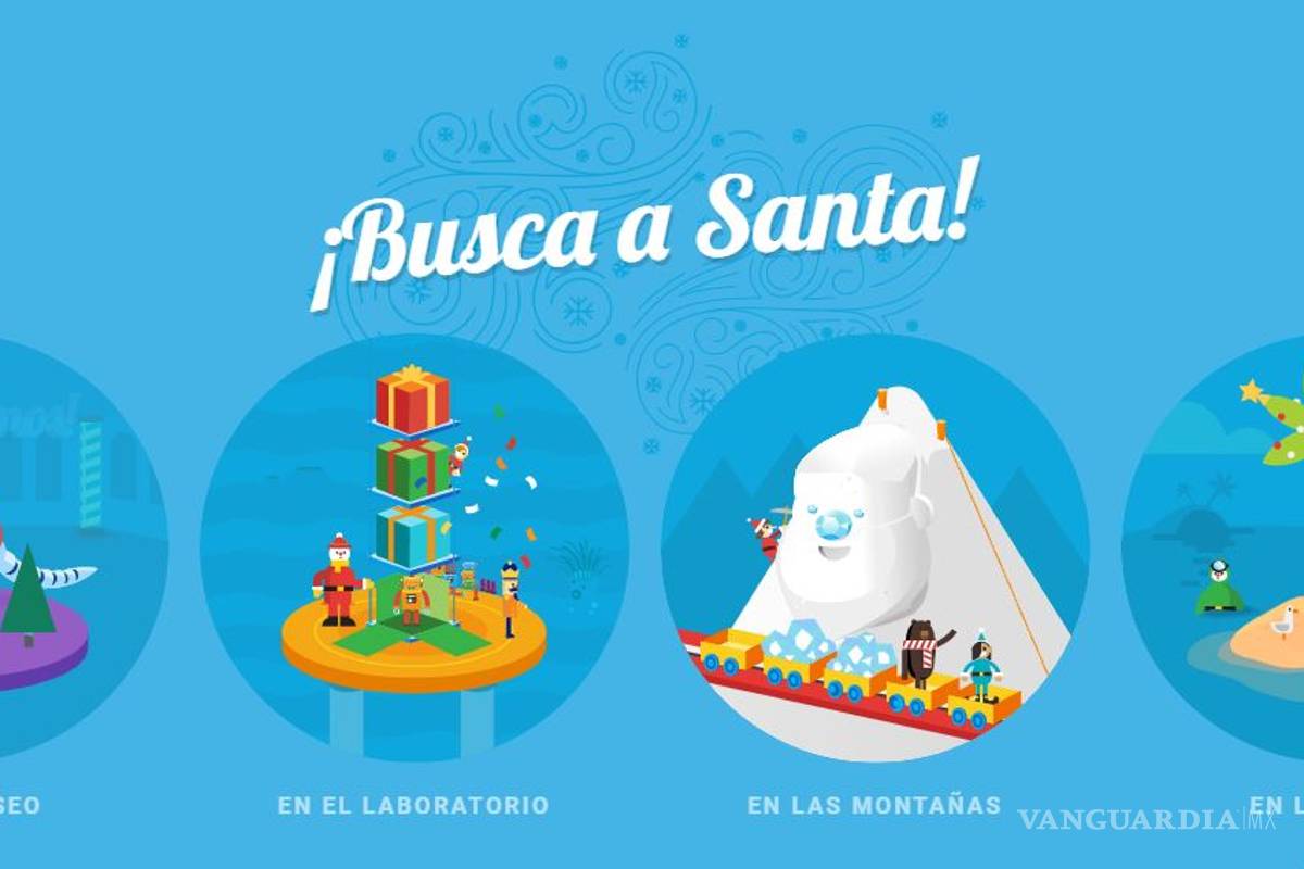 ¿Dónde está Santa? Google te dice y de paso te ayuda a mantener ocupados a tus hijos