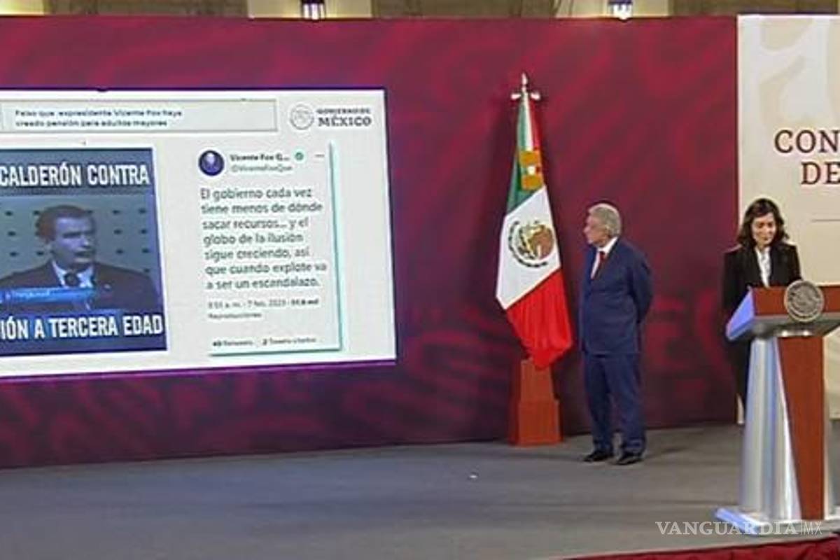 ‘Es falso que Fox creó la Pensión para Adultos Mayores’: lo desmienten en conferencia matutina de AMLO