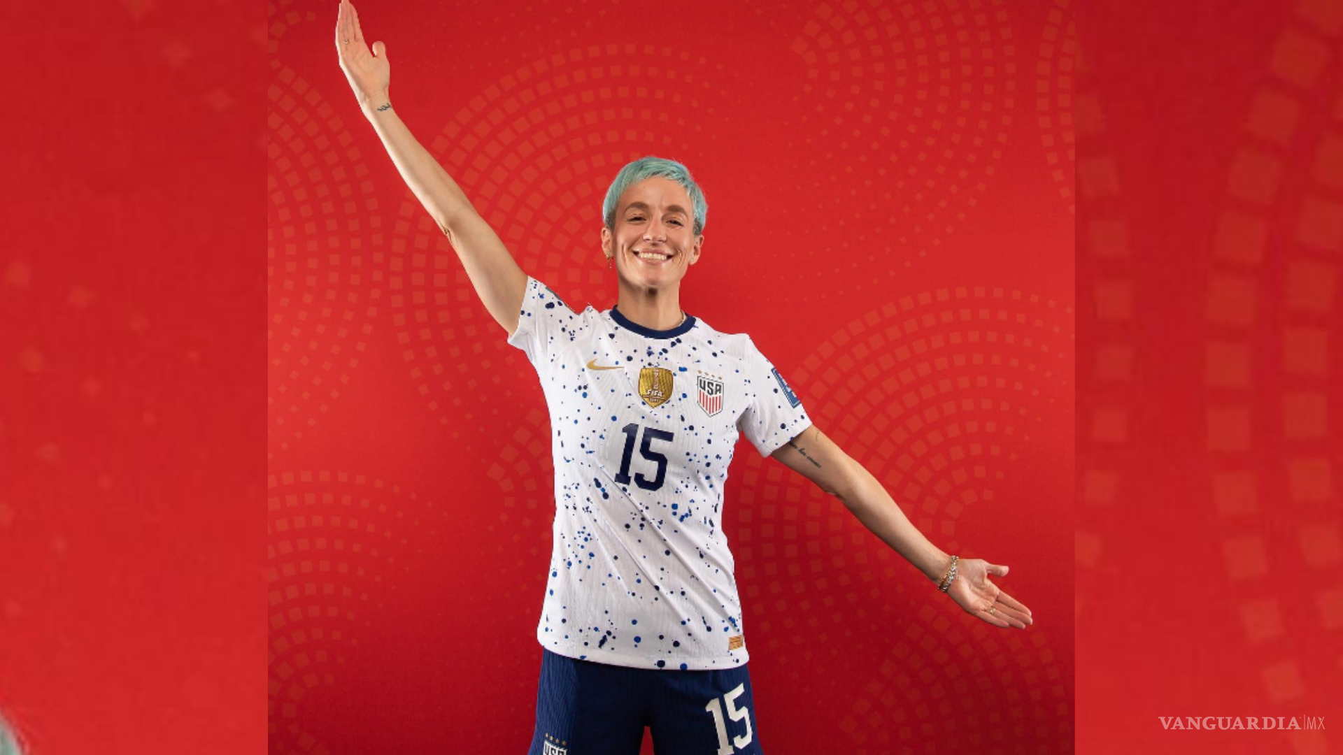 $!Hace menos de un mes, Rapinoe anunció su retiro del mundo del futbol; cerrará su carrera con el Mundial 2023.