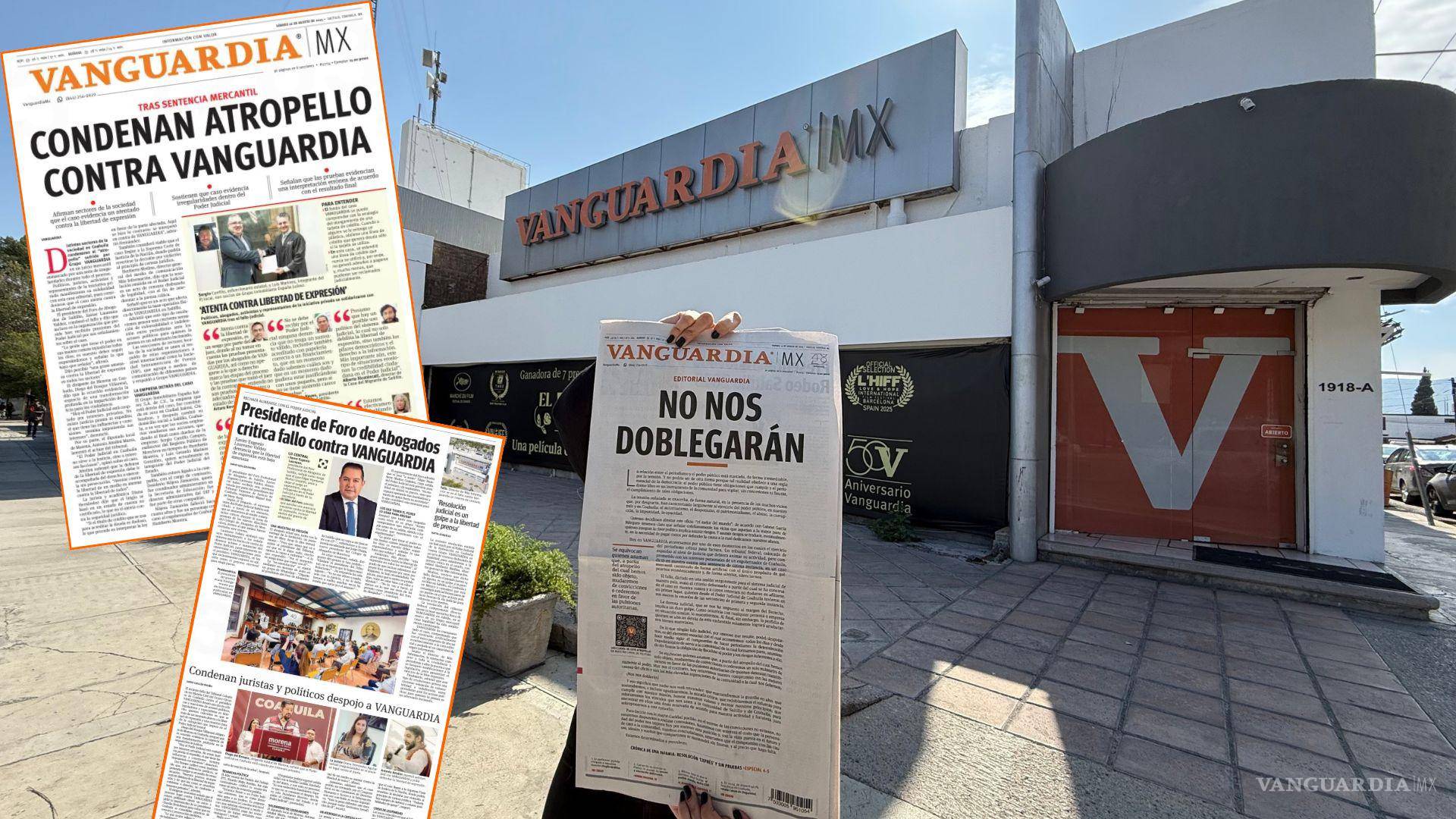 Condenan atropello contra Vanguardia, después de sentencia mercantil