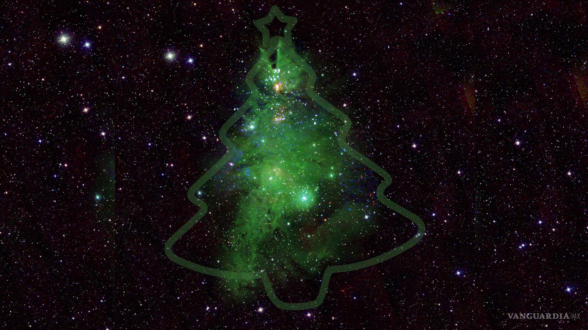 Nasa revela imagen de Pino Navideño en el universo a 2 mil 500 años luz