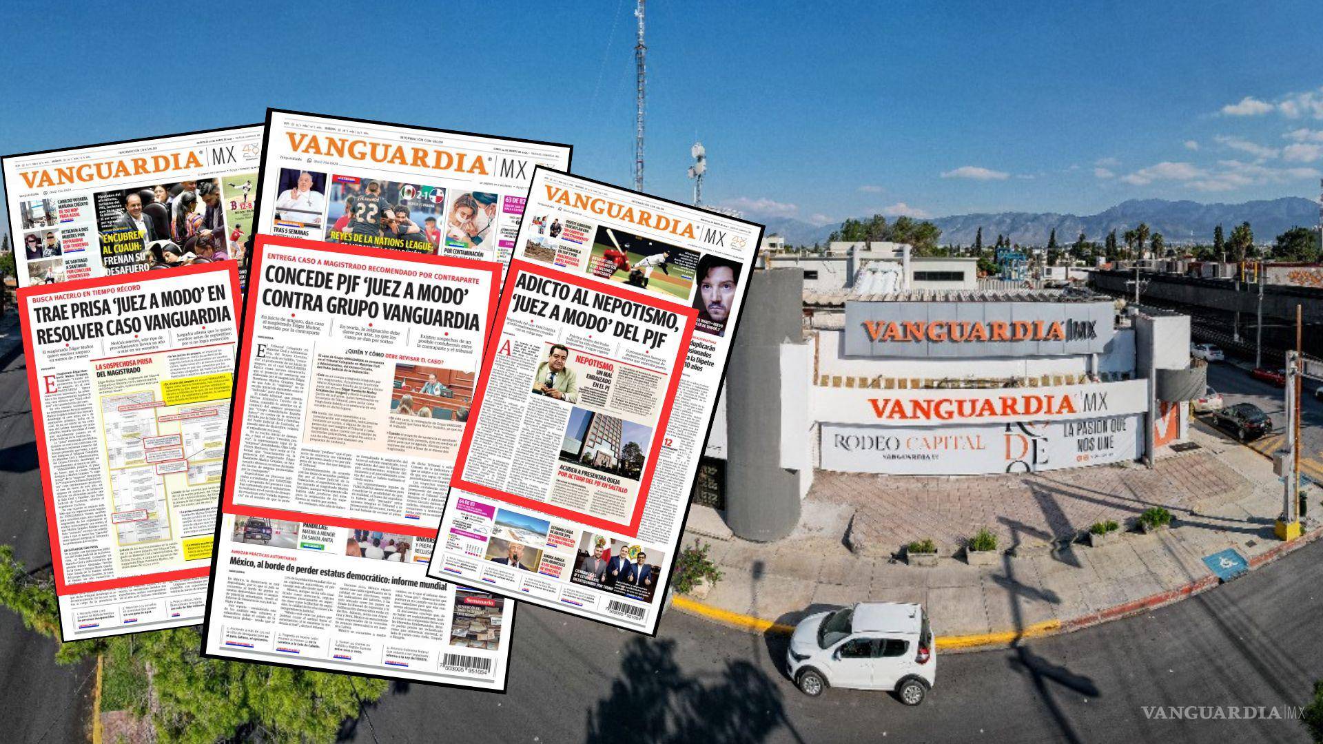 $!El caso VANGUARDIA ha sido analizado por expertos, quienes cuestionan la celeridad inusitada con que han resuelto los juzgadores.