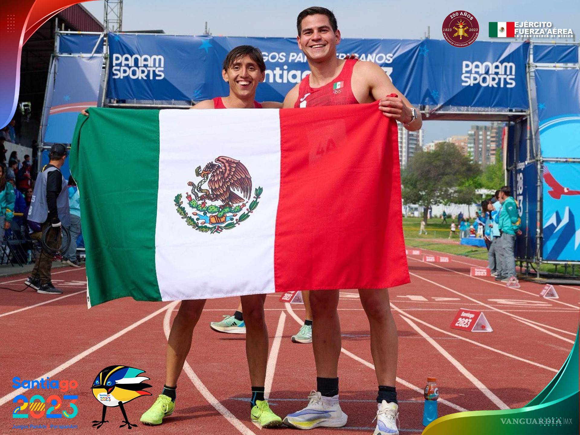 $!Duilio Jared Carrillo González y Emiliano Hernández ganaron el oro en los juegos de Santiago 2023.
